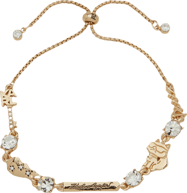 Crystal Logo Slider Bracelet