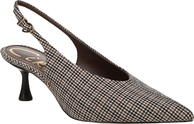 Women's Fawn High-Vamp Pointed Toe Pumps