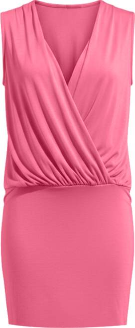 Women's Sleeveless Surplice Dress