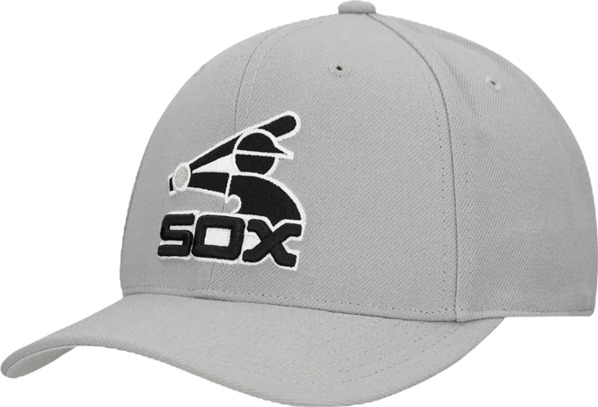 Men's and Women's&nbsp;Gray Chicago White Sox Basic Coop Pro Adjustable Hat