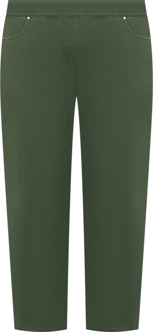 Plus Size Mount Laurel Allure Front Pocket Pull On Short Length Pants