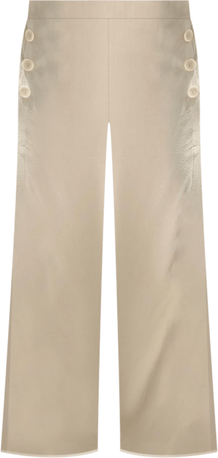 Women's Side Slit Wide Leg Pants