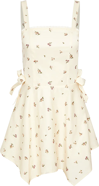 Women's Handkerchief Mini Dress