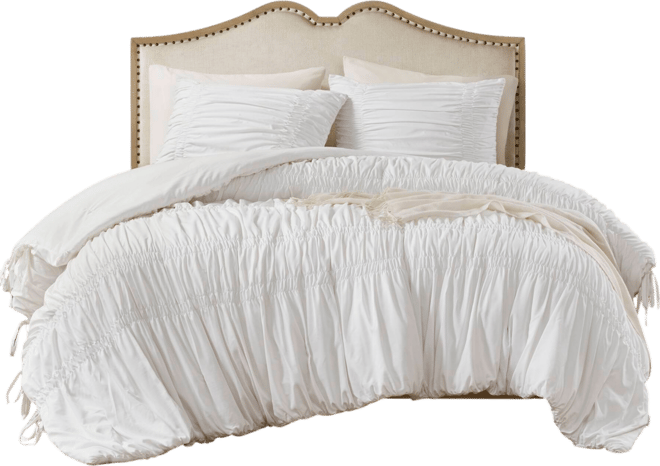 Mia Ruched 2-Pc. Comforter Set, Twin/Twin Xl