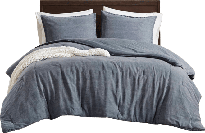 Mckenzie Twill Washed 2-Pc. Comforter Set, Twin/Twin Xl
