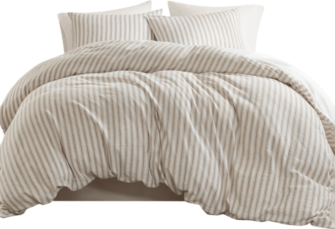 Etta Striped 3-Pc. Duvet Cover Set, King
