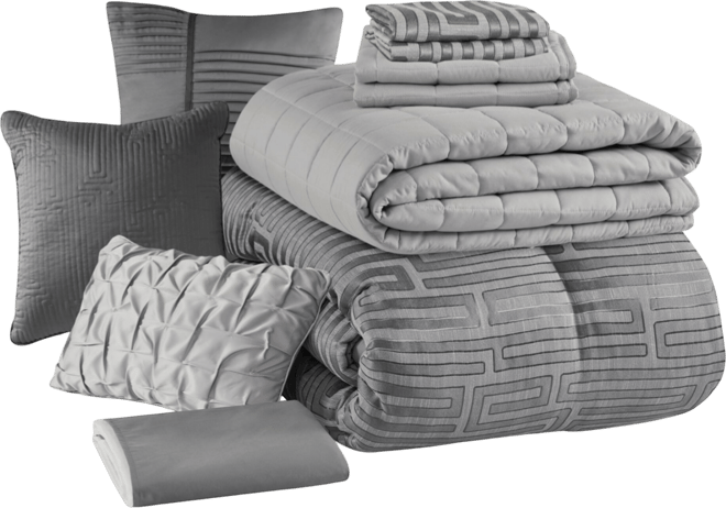 Royce Luxury Jacquard 10-Pc. Comforter Set, Queen