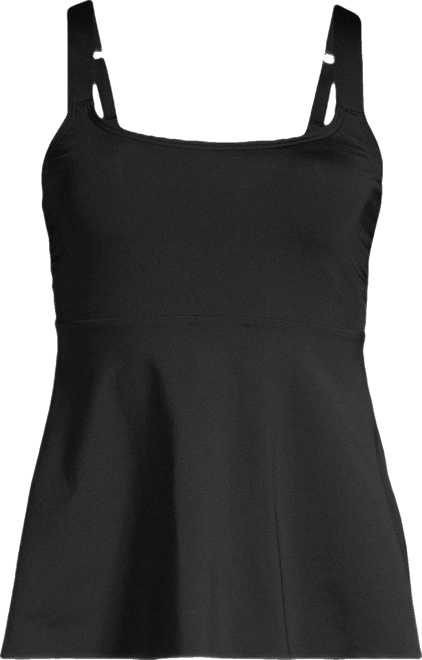 Women's Long Flutter Tankini Top