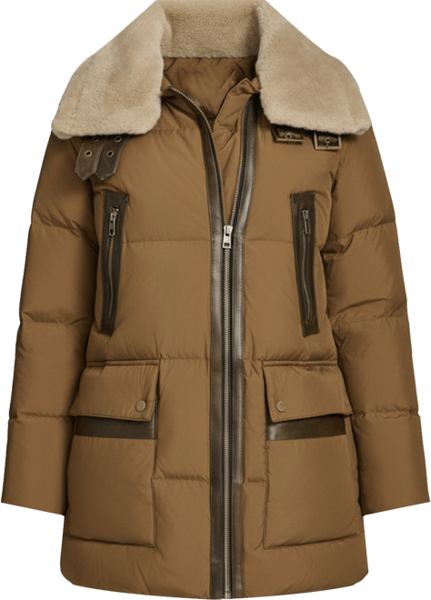 Women's Dutton Aviator Mixed Media Puffer