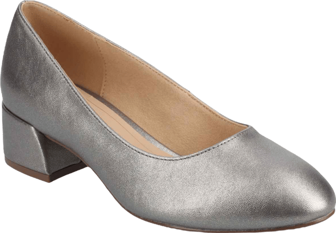 Women's Saarii Round Toe Block Heel Pumps