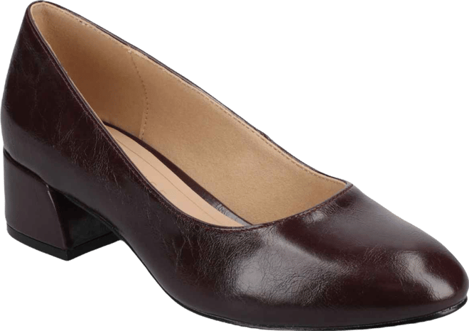 Women's Saarii Round Toe Block Heel Pumps