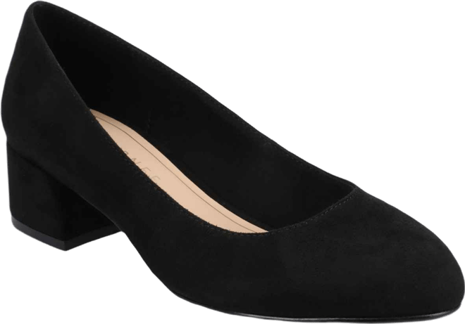 Women's Saarii Round Toe Block Heel Pumps