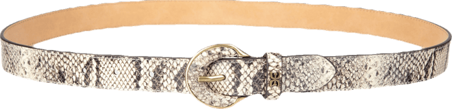 Women's Leather Harness Buckle Belt