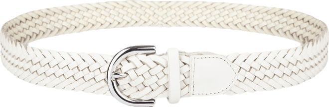 Women's Fully Adjustable Braided Leather Belt