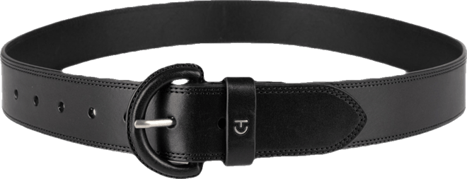 Women's Casual Leather Covered Buckle Belt