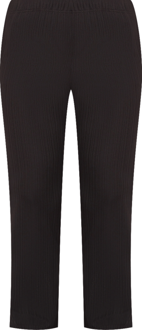 Women's Ribbed Knit Short Length Pants