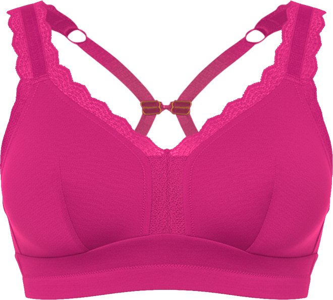 Women's Dalis Wire-Free Bralette, Pearl White, 30J