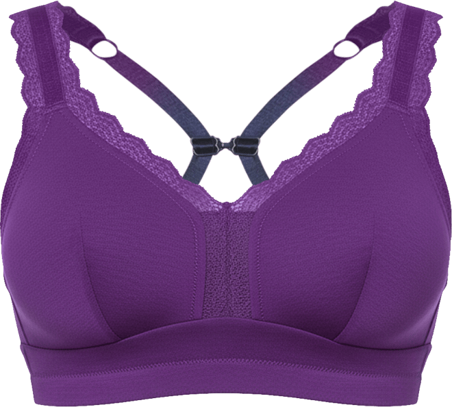 Women's Dalis Wire-Free Bralette, Pearl White, 30J