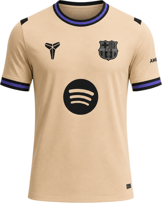 Segona equipació Stadium FC Barcelona 2025/26 Samarreta de futbol Replica Kobe Dri-FIT - Home