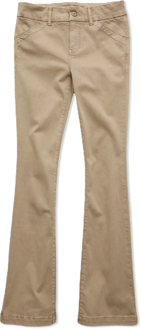 AE Stretch Low-Rise Kick Bootcut Khaki Pant