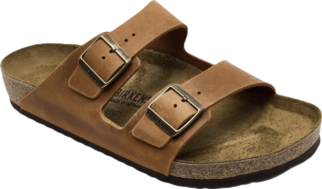 Men's Arizona Leather Two-Strap Sandals from Finish Line