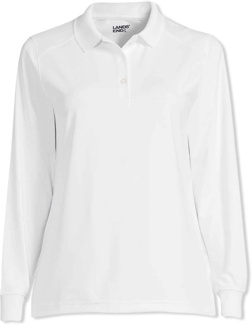 School Uniform Women's Long Sleeve Rapid Dry Polo Shirt