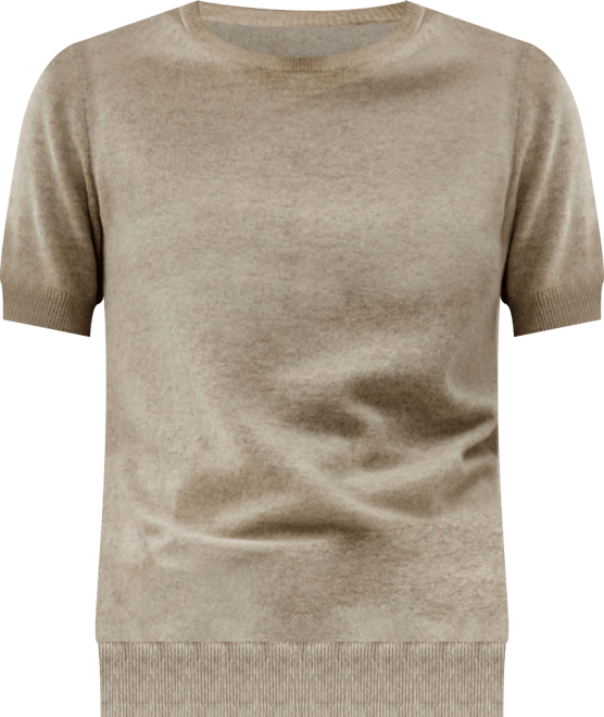 Women's Crew Neck Basic Knit Top