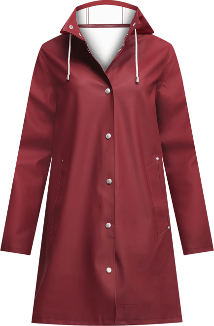 Women's Mosebacke Hooded Long Sleeve Raincoat