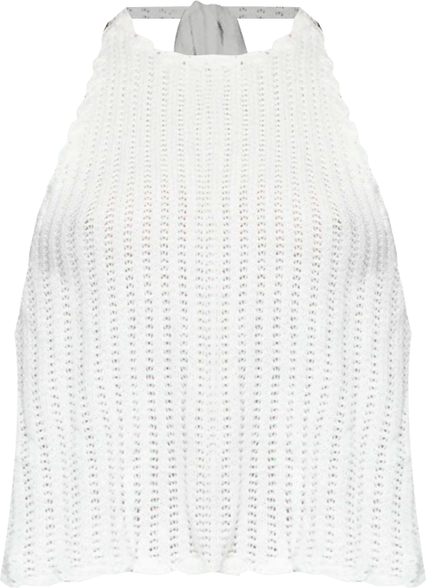 Women's Ivey Backless Crochet Halter Top