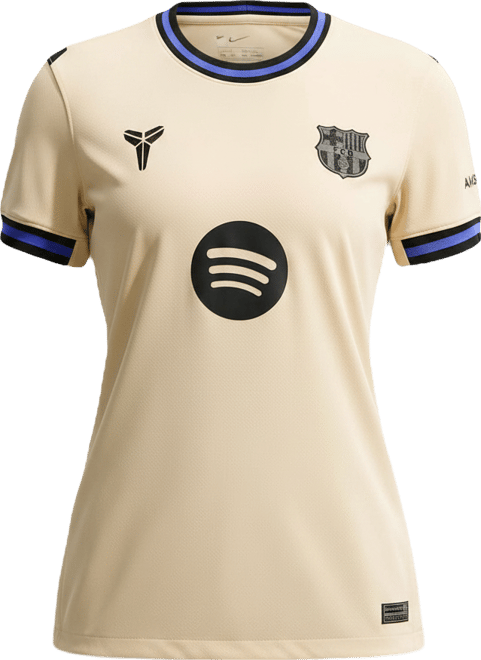FC Barcelona 2025/26 Stadium, venkovní Replika dámského fotbalového dresu Kobe Dri-FIT