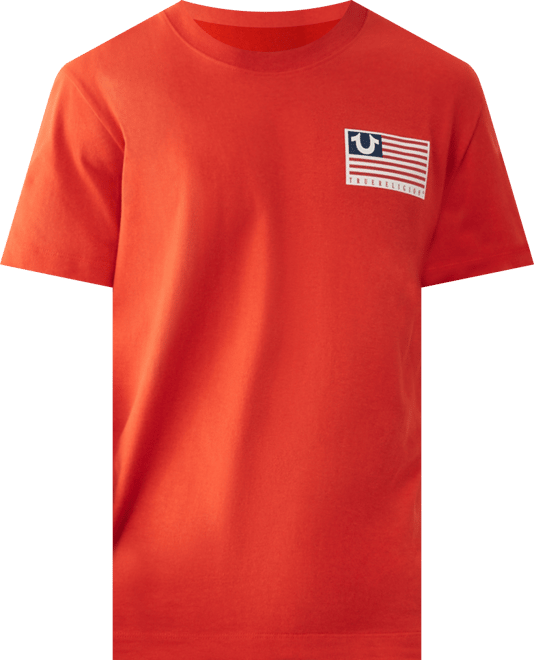 Men's Short Sleeve Horseshoe Flag T-Shirt