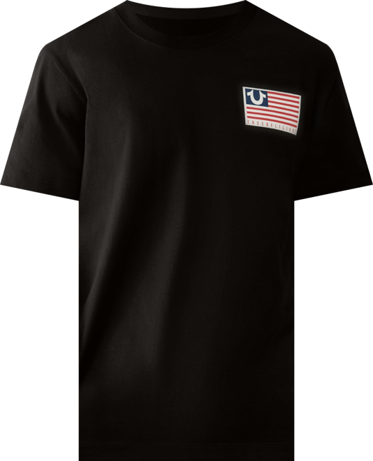 Men's Short Sleeve Horseshoe Flag T-Shirt