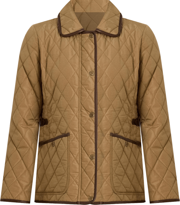Women's Quilted Velboa-Lined Coat