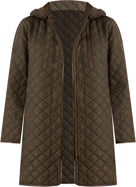 Women's Hooded Quilted Coat