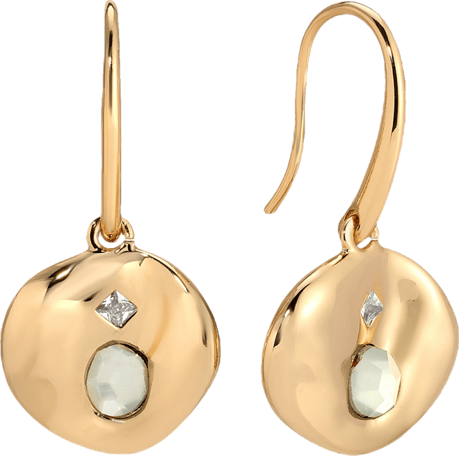18K Gold Plated Sea Siren Earrings