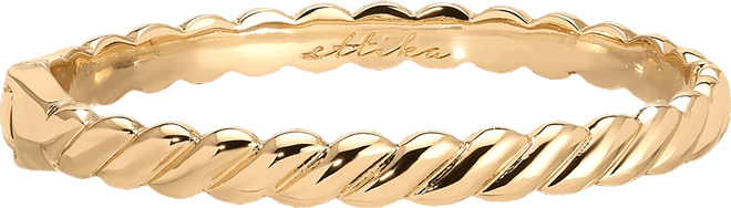 Twisted Stacking Slim Bangle