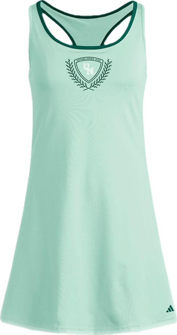 Women's Green Miami Hurricanes Spring Fling Active Racerback Skort Dress