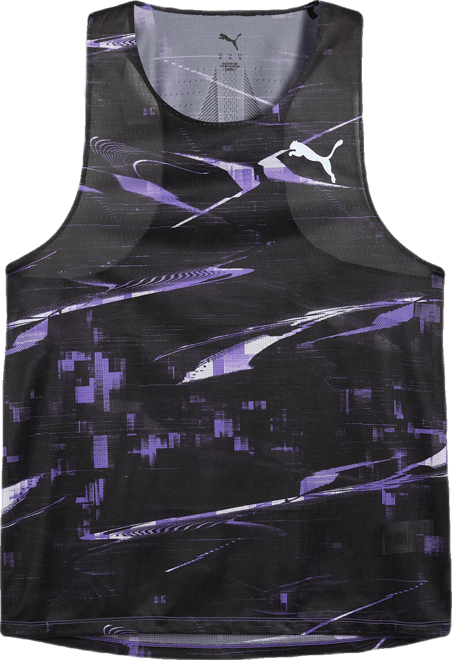 PUMA Raceday Ultraspun Breathable Men's Pattern Running Singlet