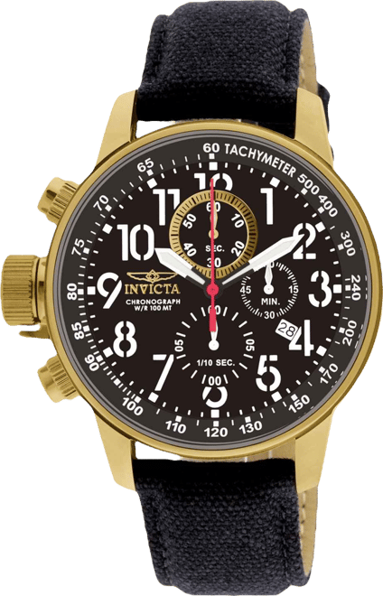 Men's 1515 I-Force Quartz Chronograph Black Dial Watch