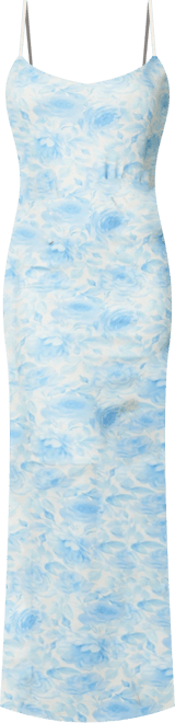 Women's Backless Lace Inset Maxi Dress