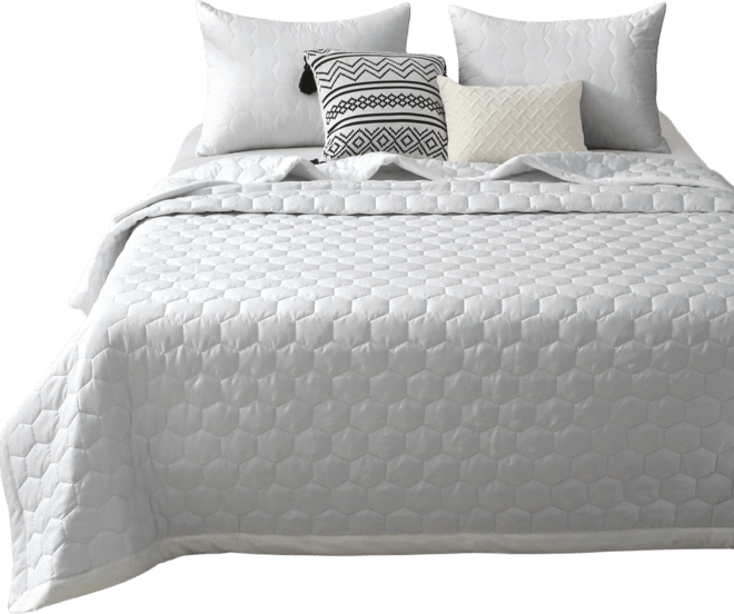 Mini Honeycomb Down Alternative Blanket Set, King
