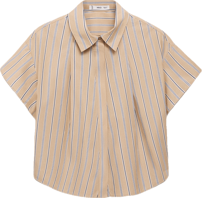 Women's Short Sleeve Striped Shirt