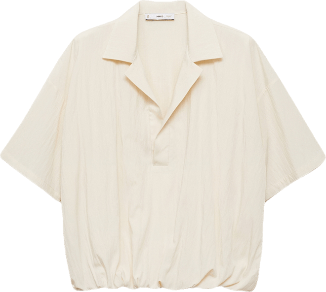 Women's Crop Puffed Shirt