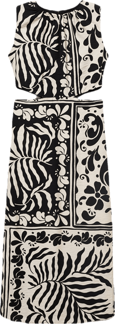 Women's Cut-Out Midi Dress