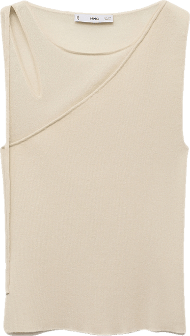 Women's Knitted Cut-Out Top