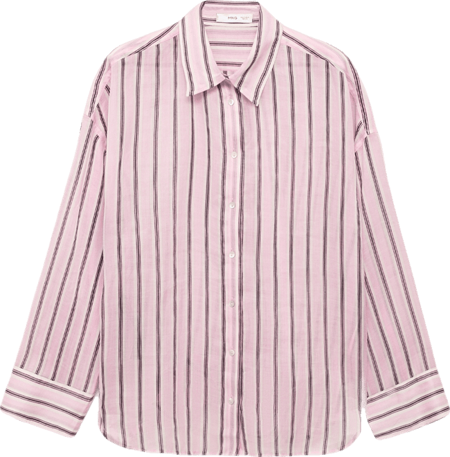 Women's Striped Ramie Shirt