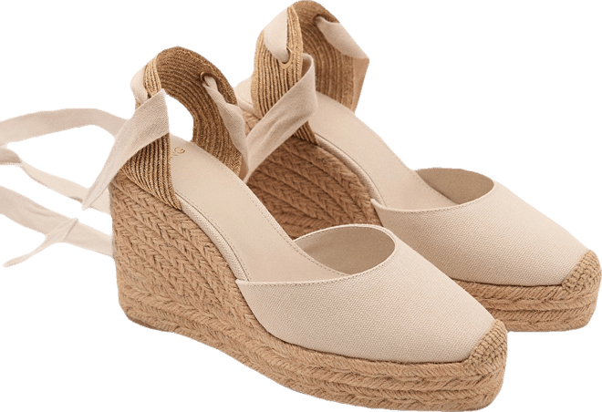 Women's Combined Tied Wedges