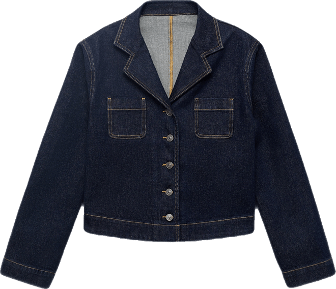 Women's Pockets Fitted Denim Jacket