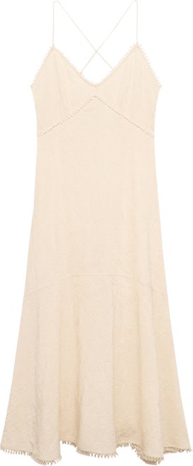 Women's Embroidered Midi Dress