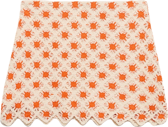 Women's Crochet Mini Skirt